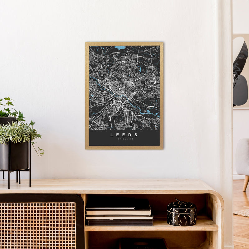 Leeds III Art Print by UrbanMaps A2 Print Only