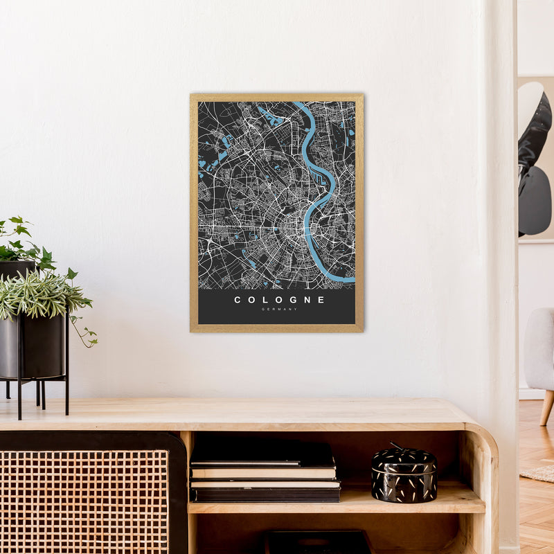 Cologne Art Print by UrbanMaps A2 Print Only