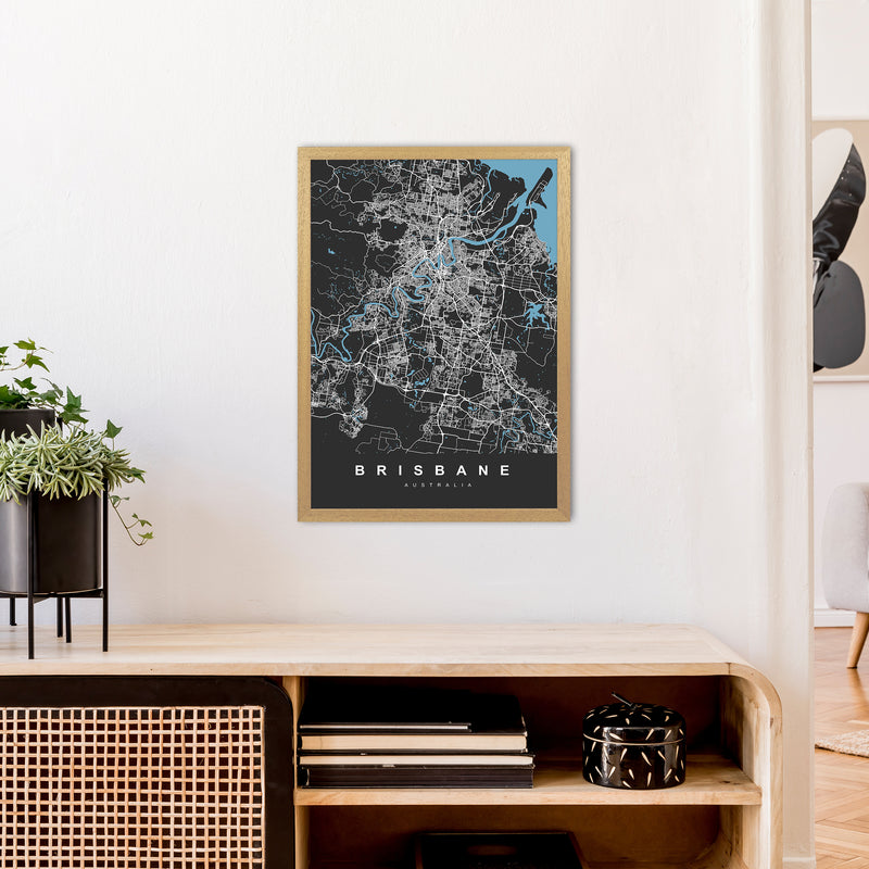 Brisbane II Art Print by UrbanMaps A2 Print Only