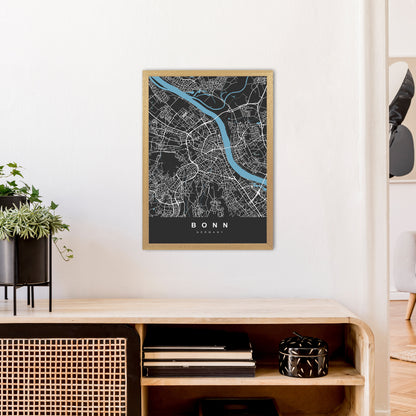 Bonn Art Print by UrbanMaps A2 Print Only