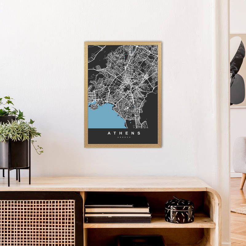 Athens Art Print by UrbanMaps A2 Print Only