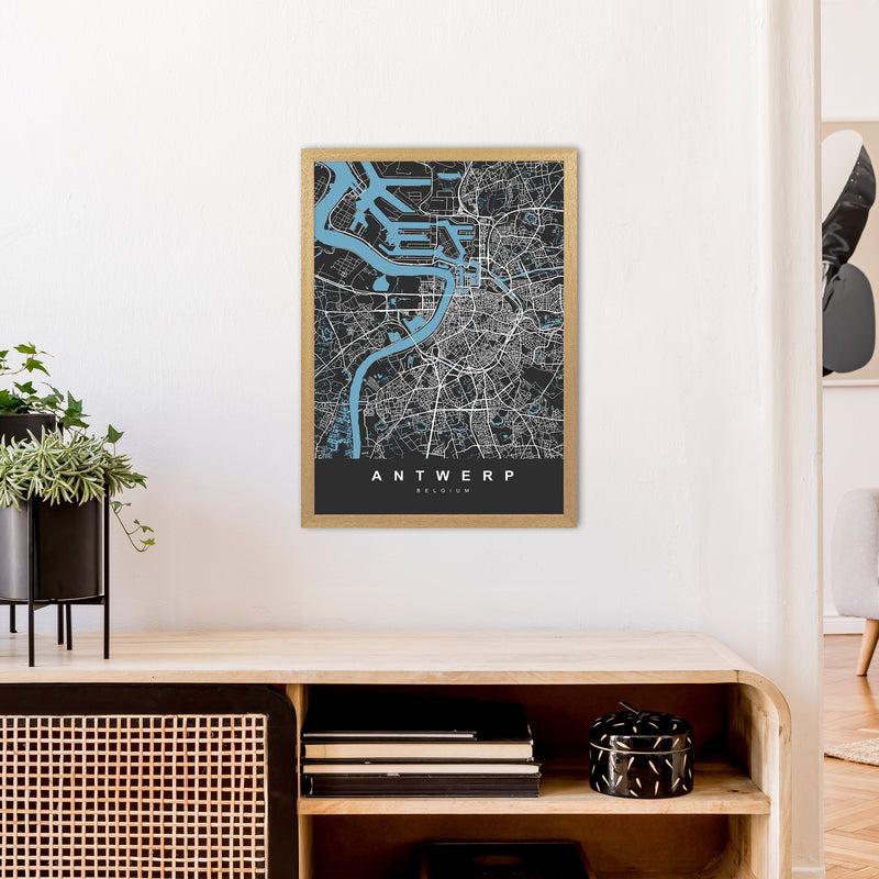 Antwerp Art Print by UrbanMaps A2 Print Only