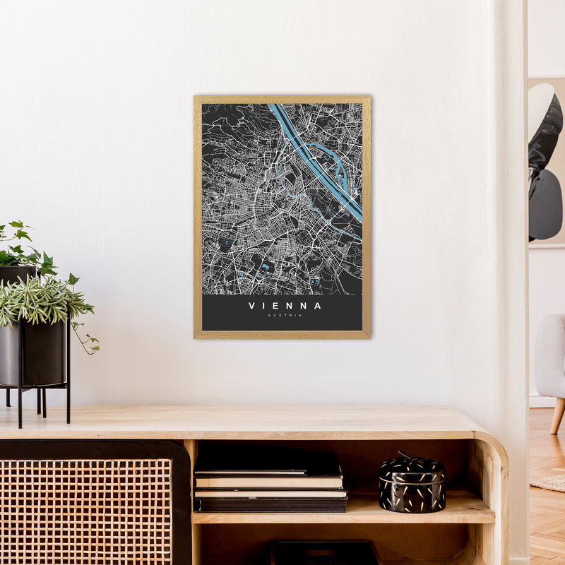 Vienna Art Print by UrbanMaps A2 Print Only