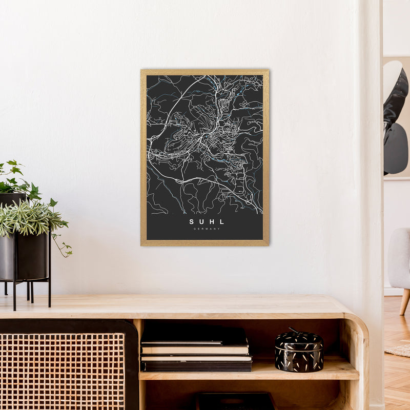 Suhl Art Print by UrbanMaps A2 Print Only