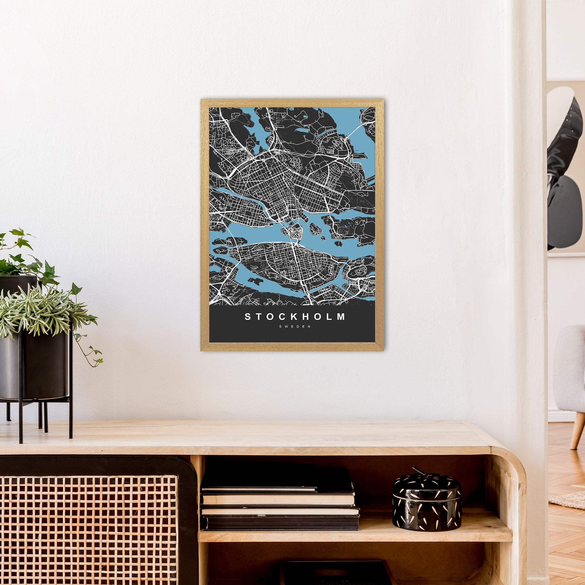 Stockholm Art Print by UrbanMaps A2 Print Only