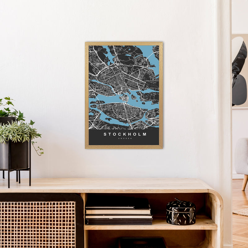 Stockholm Art Print by UrbanMaps A2 Print Only