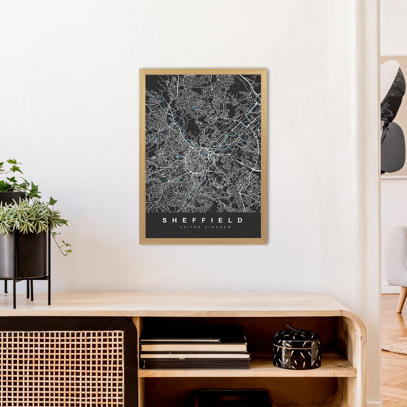 Sheffield III Art Print by UrbanMaps A2 Print Only