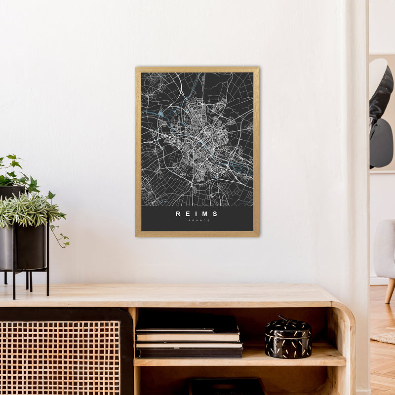 Reims Art Print by UrbanMaps A2 Print Only
