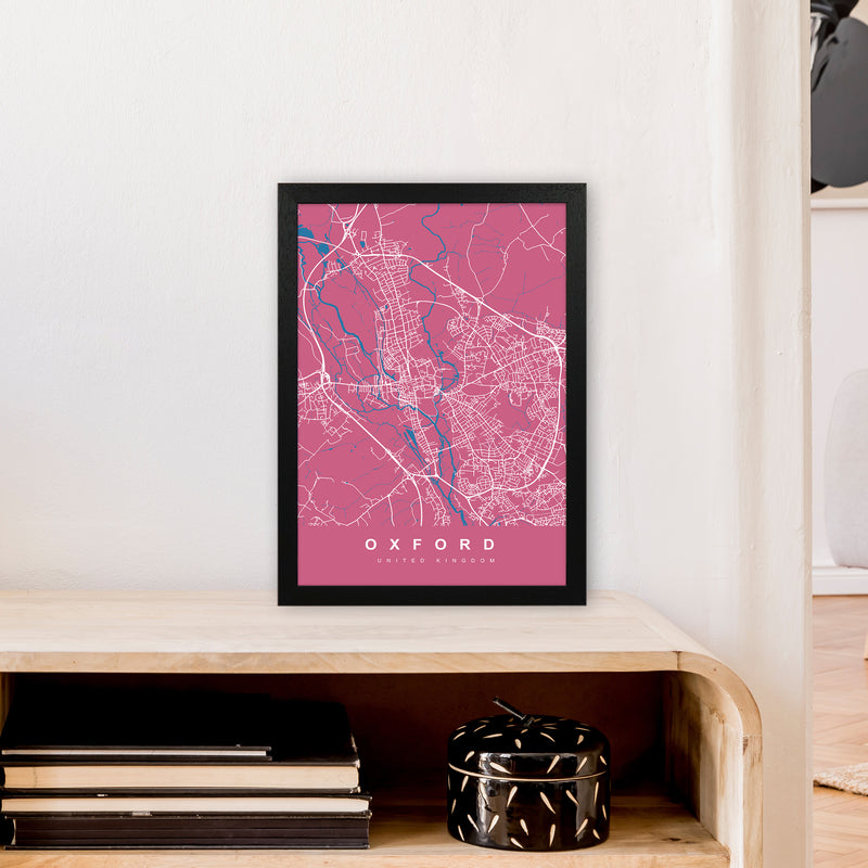 Oxford III Art Print by UrbanMaps A3 White Frame