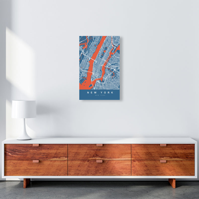 New York I Art Print by UrbanMaps A3 Canvas