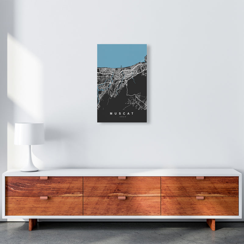 Muscat Art Print by UrbanMaps A3 Canvas