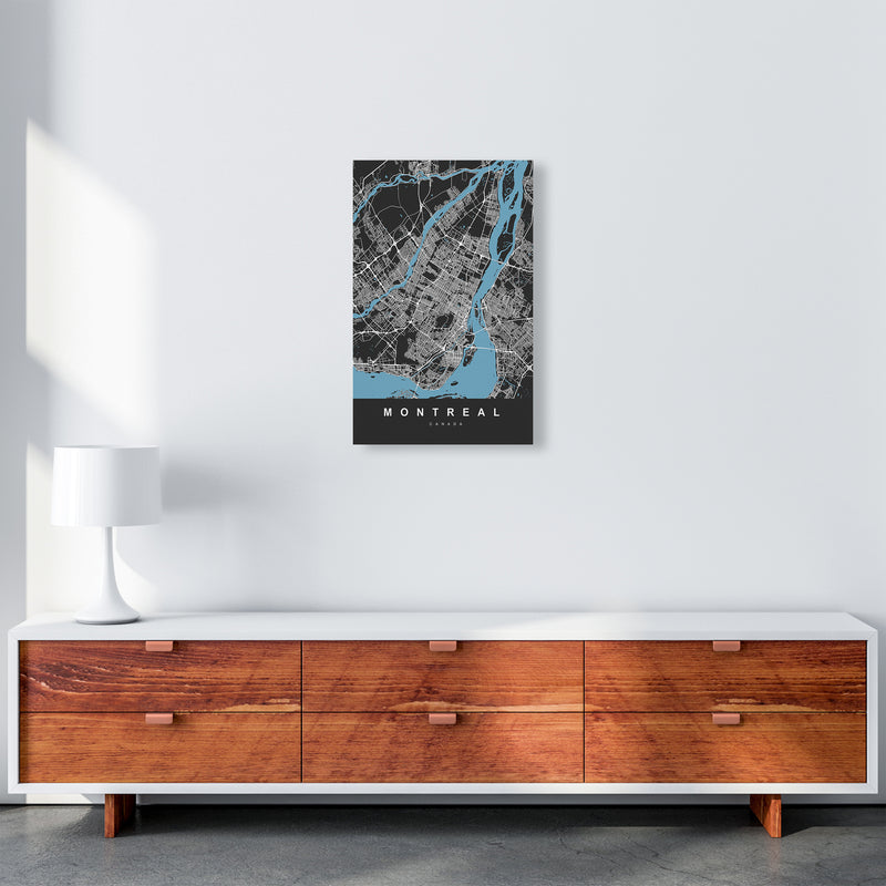Montreal Art Print by UrbanMaps A3 Canvas