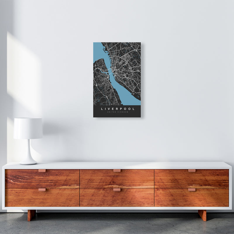 Liverpool II Art Print by UrbanMaps A3 Canvas