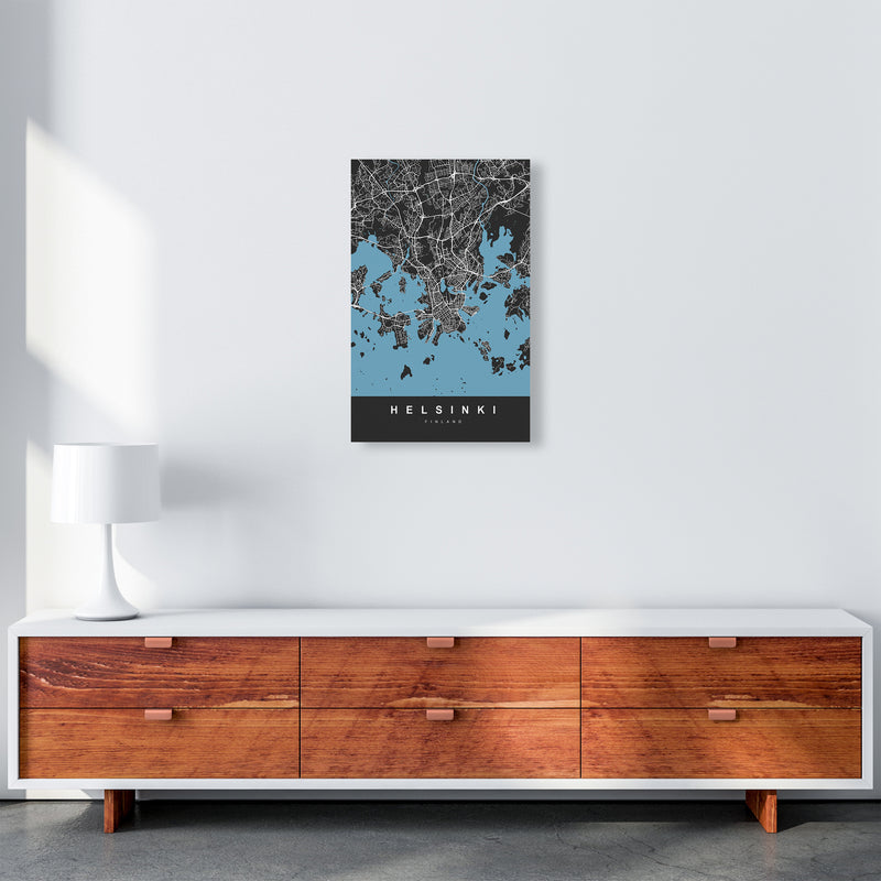 Helsinki Art Print by UrbanMaps A3 Canvas