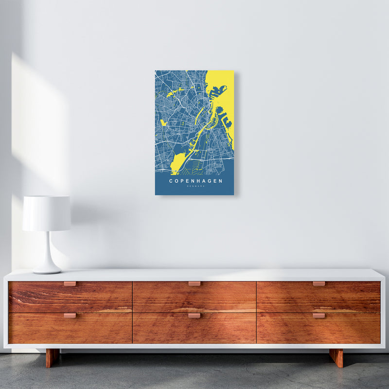 Copenhagen I Art Print by UrbanMaps A3 Canvas