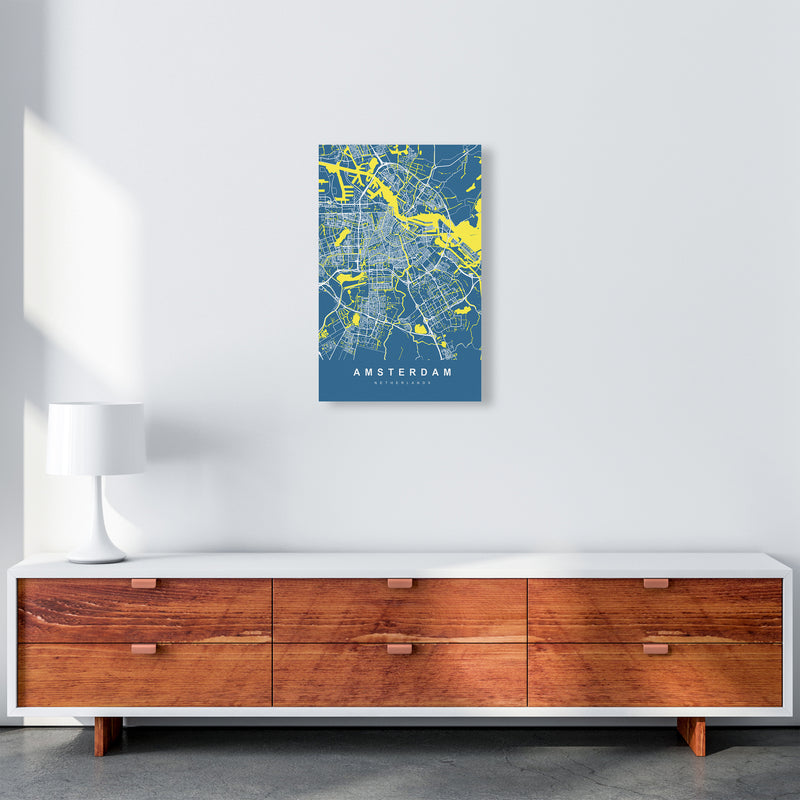 Amsterdam I Art Print by UrbanMaps A3 Canvas