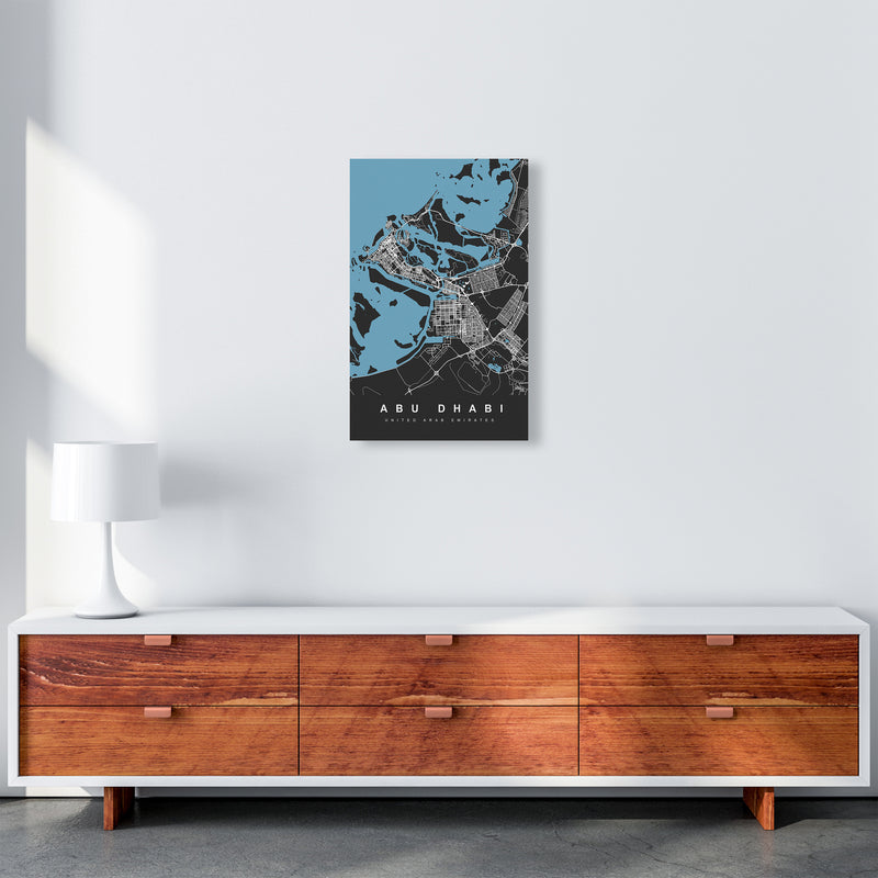 Abu Dhabi Art Print by UrbanMaps A3 Canvas