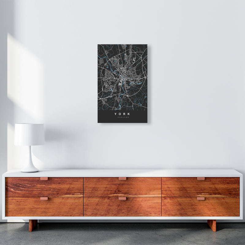 York III Art Print by UrbanMaps A3 Canvas