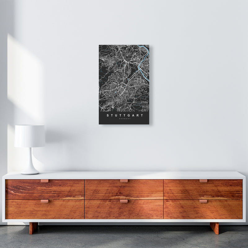 Stuttgart Art Print by UrbanMaps A3 Canvas
