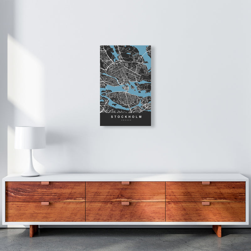 Stockholm Art Print by UrbanMaps A3 Canvas