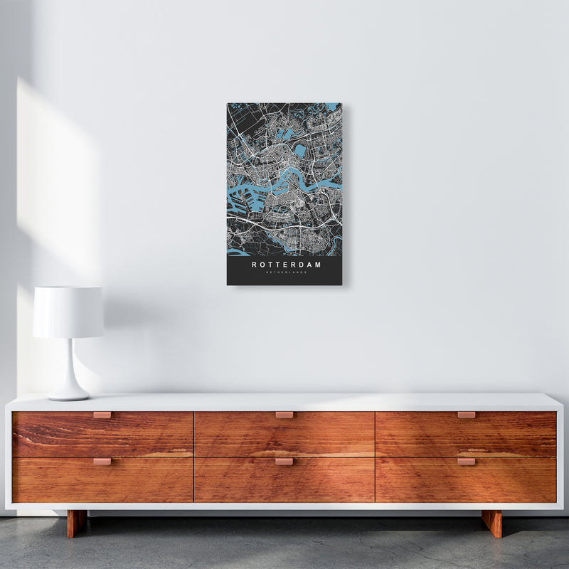 Rotterdam Art Print by UrbanMaps A3 Canvas