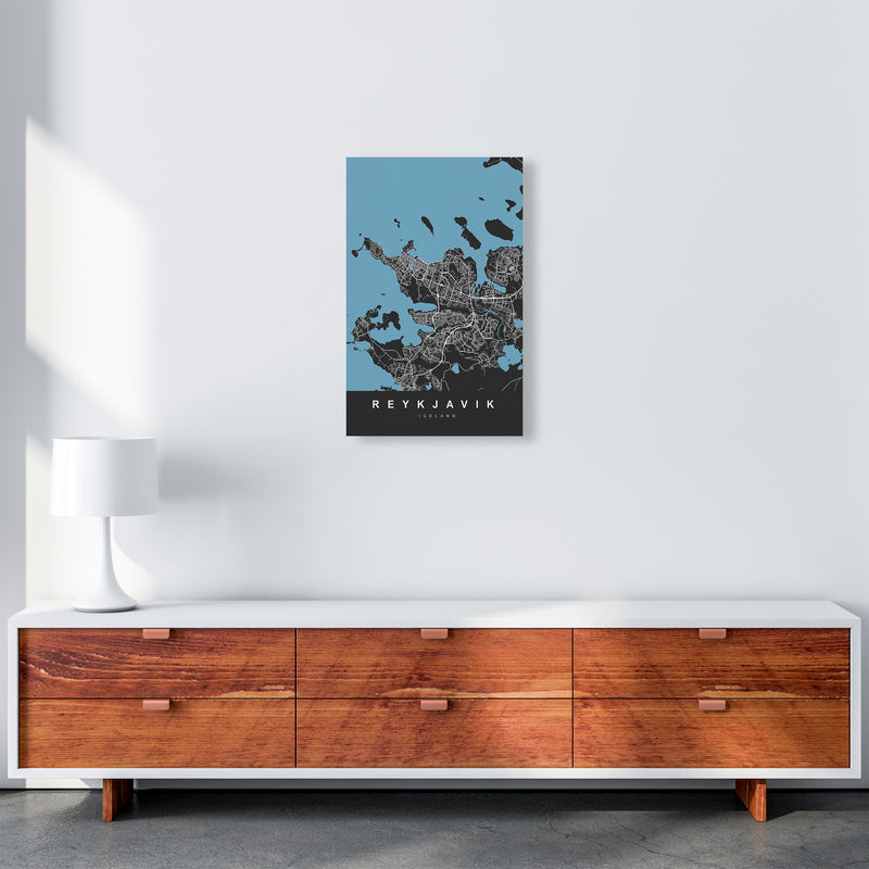 Reykjavik Art Print by UrbanMaps A3 Canvas