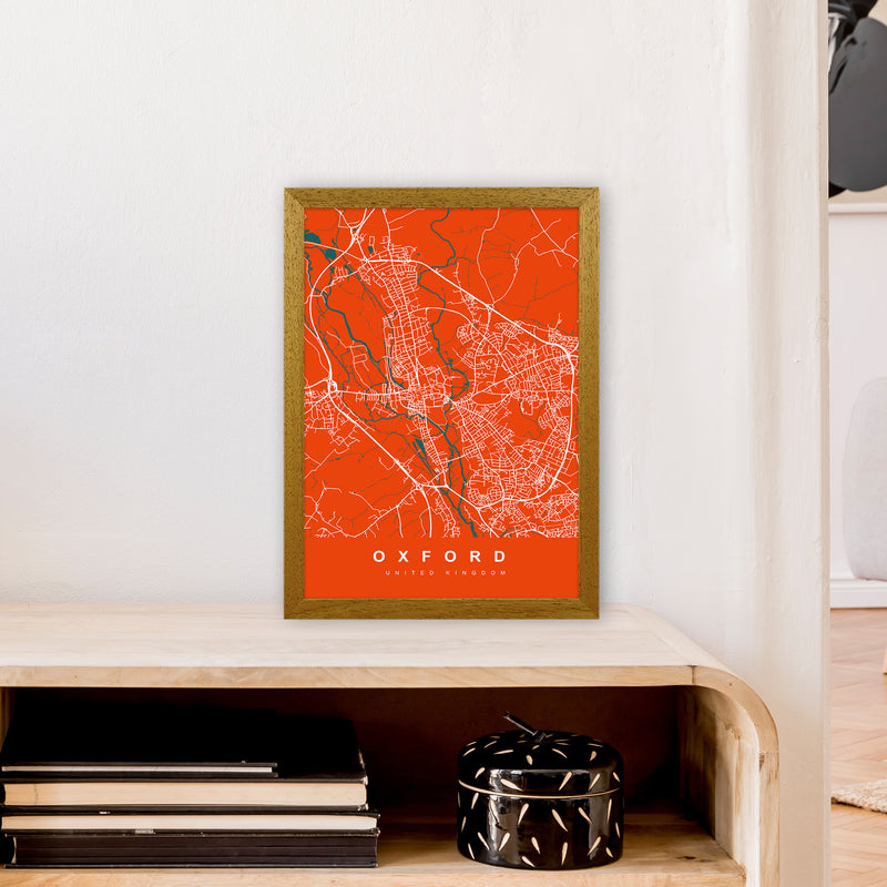 Oxford I Art Print by UrbanMaps A3 Print Only