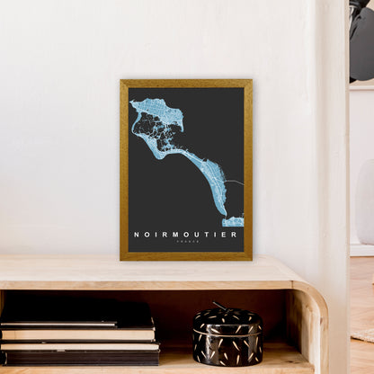 Noirmoutier Art Print by UrbanMaps A3 Print Only