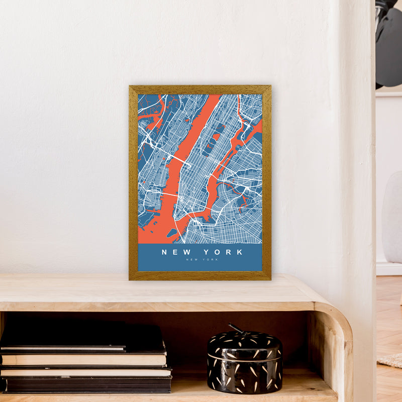 New York I Art Print by UrbanMaps A3 Print Only