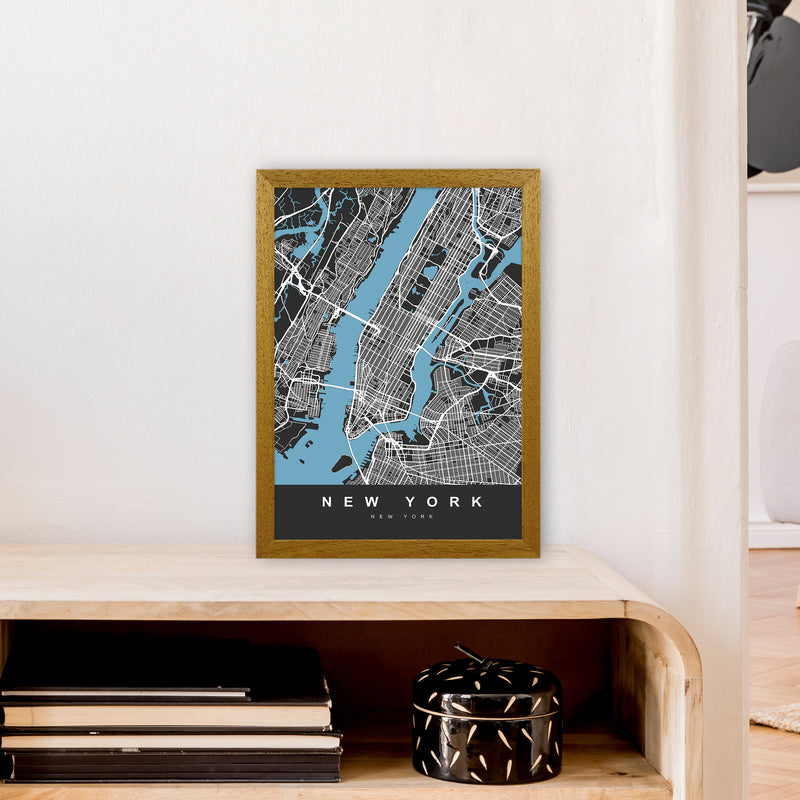 New York II Art Print by UrbanMaps A3 Print Only