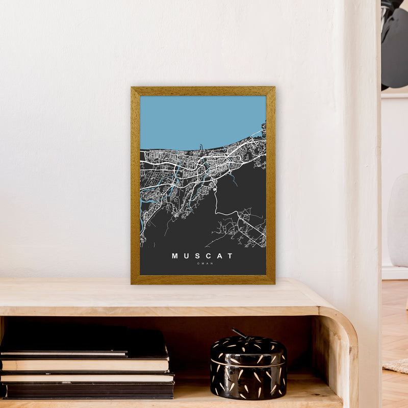 Muscat Art Print by UrbanMaps A3 Print Only