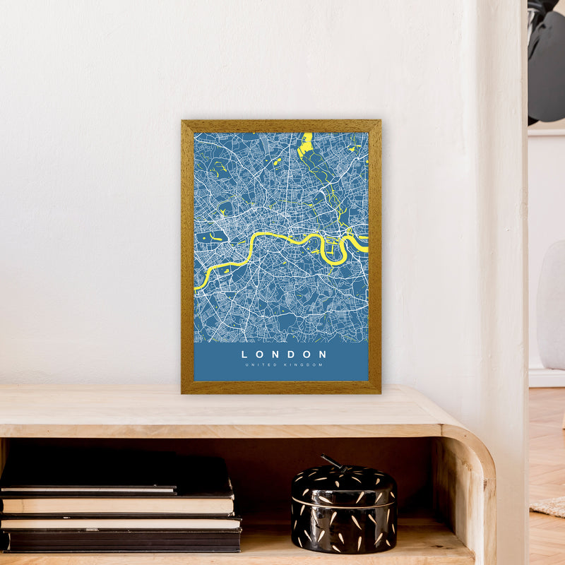 London II Art Print by UrbanMaps A3 Print Only