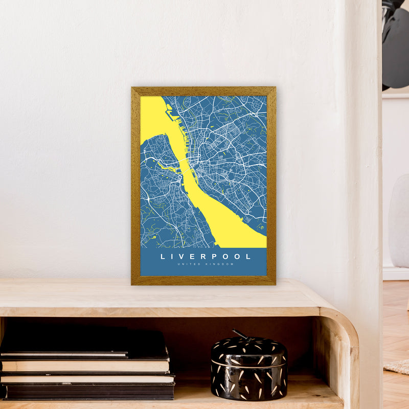 Liverpool I Art Print by UrbanMaps A3 Print Only