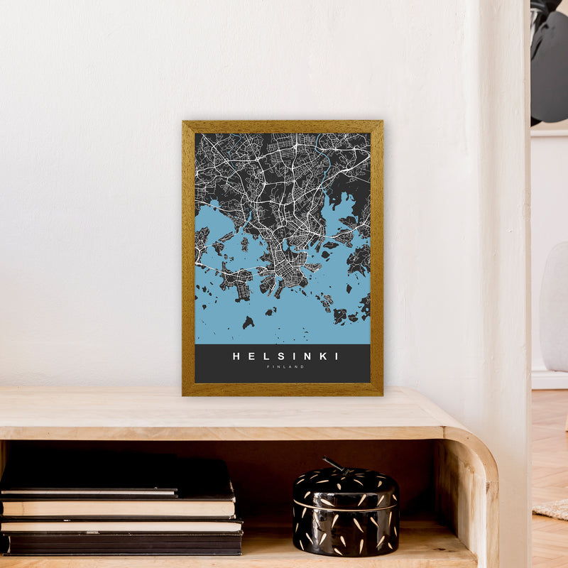 Helsinki Art Print by UrbanMaps A3 Print Only