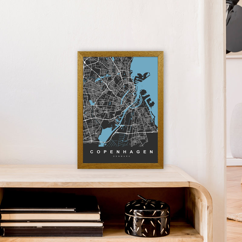 Copenhagen II Art Print by UrbanMaps A3 Print Only
