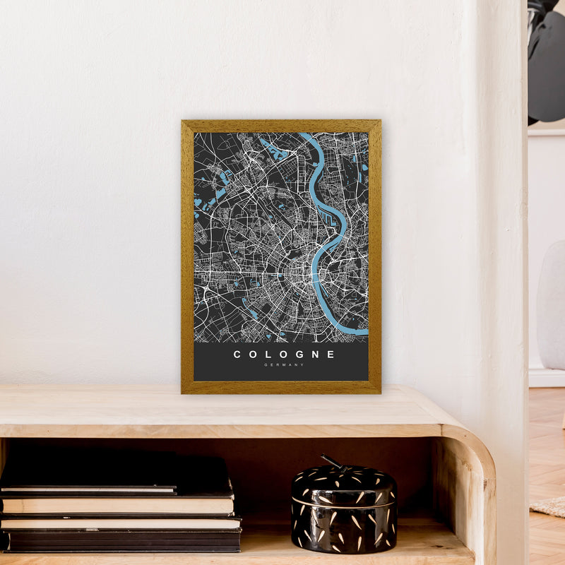 Cologne Art Print by UrbanMaps A3 Print Only