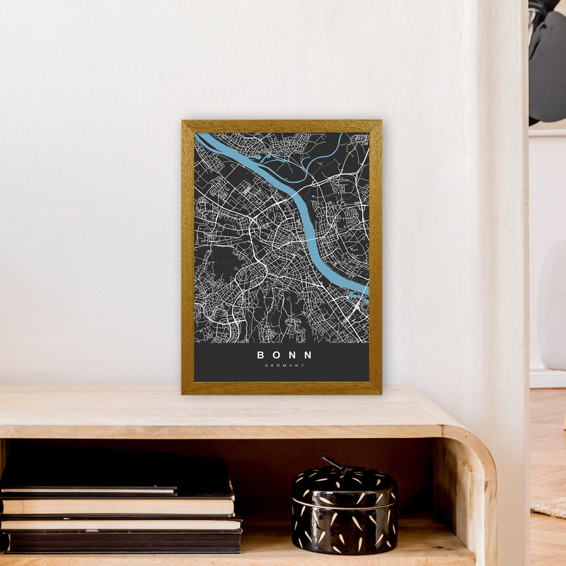 Bonn Art Print by UrbanMaps A3 Print Only