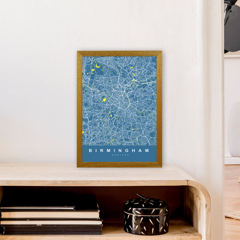 Birmingham II Art Print by UrbanMaps A3 Print Only