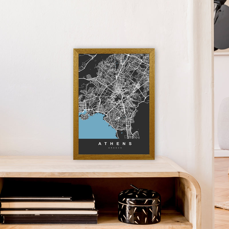 Athens Art Print by UrbanMaps A3 Print Only