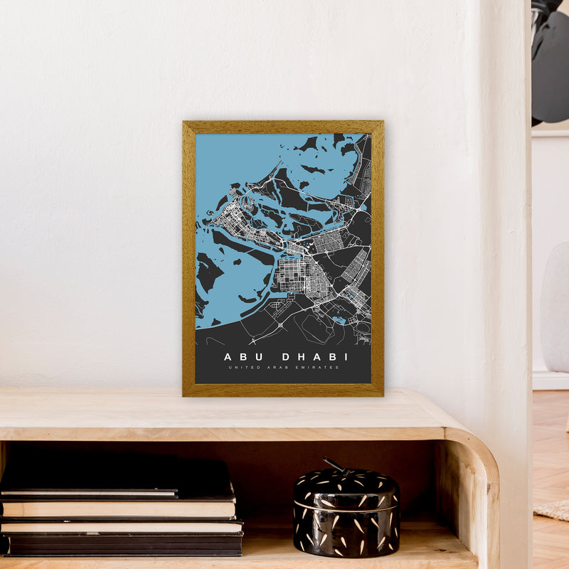 Abu Dhabi Art Print by UrbanMaps A3 Print Only