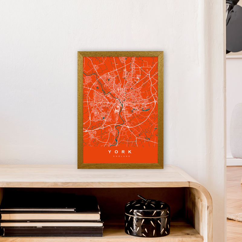 York I Art Print by UrbanMaps A3 Print Only