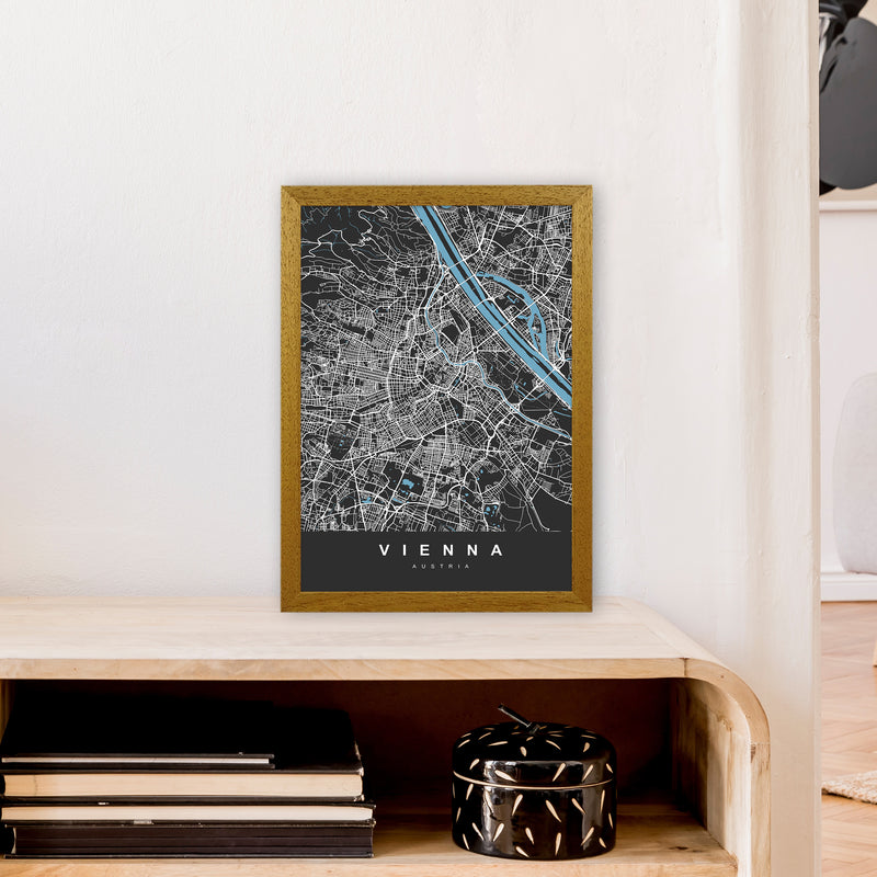 Vienna Art Print by UrbanMaps A3 Print Only