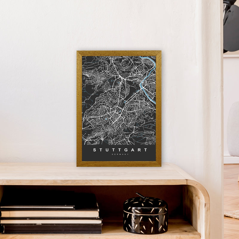 Stuttgart Art Print by UrbanMaps A3 Print Only