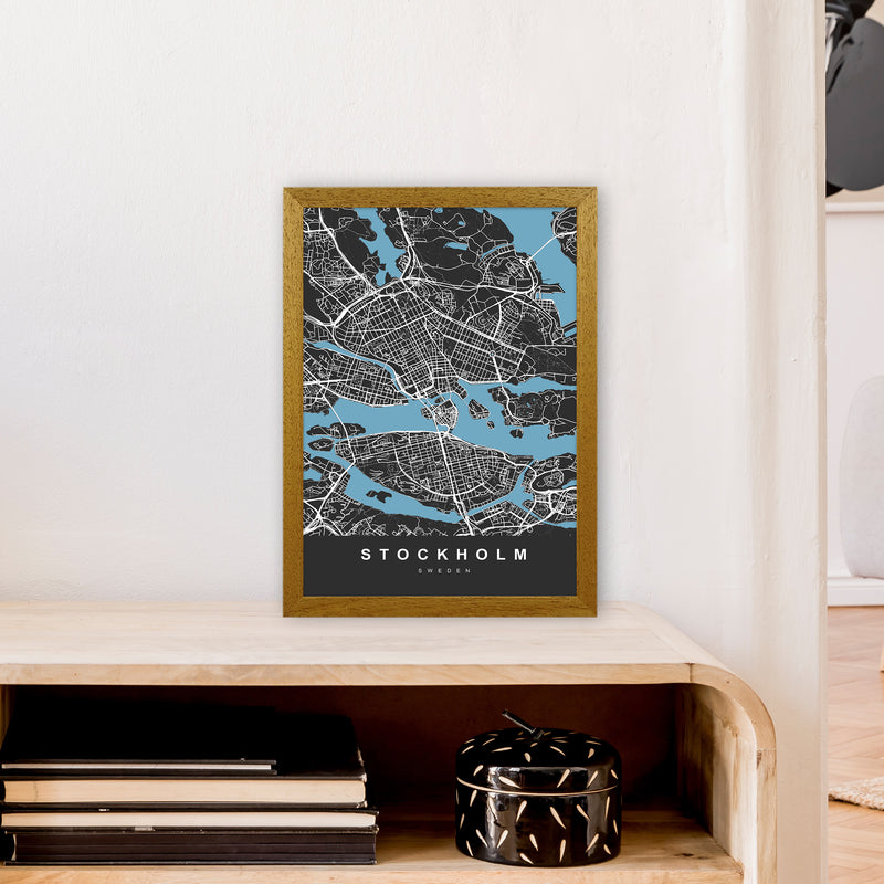 Stockholm Art Print by UrbanMaps A3 Print Only