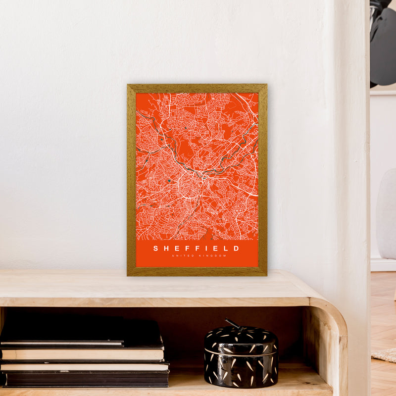 Sheffield I Art Print by UrbanMaps A3 Print Only