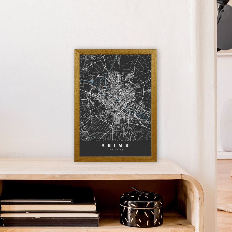 Reims Art Print by UrbanMaps A3 Print Only