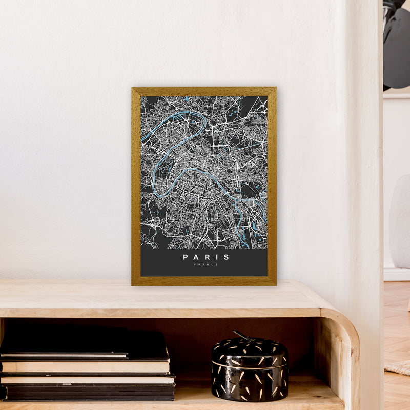 Paris Art Print by UrbanMaps A3 Print Only