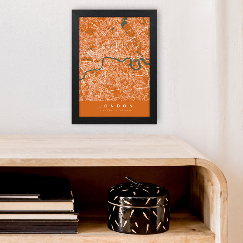 London I Art Print by UrbanMaps A4 White Frame