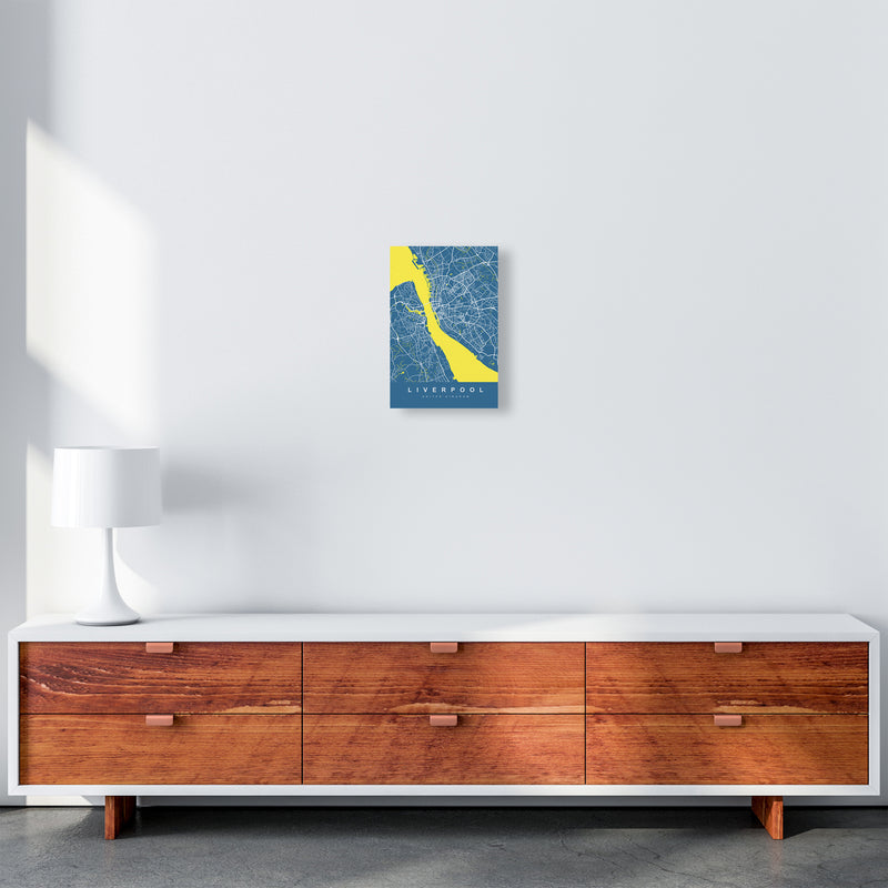 Liverpool I Art Print by UrbanMaps A4 Canvas