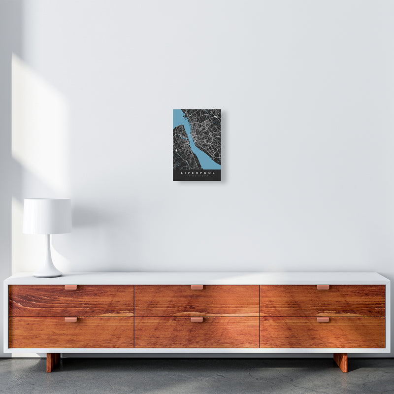 Liverpool II Art Print by UrbanMaps A4 Canvas